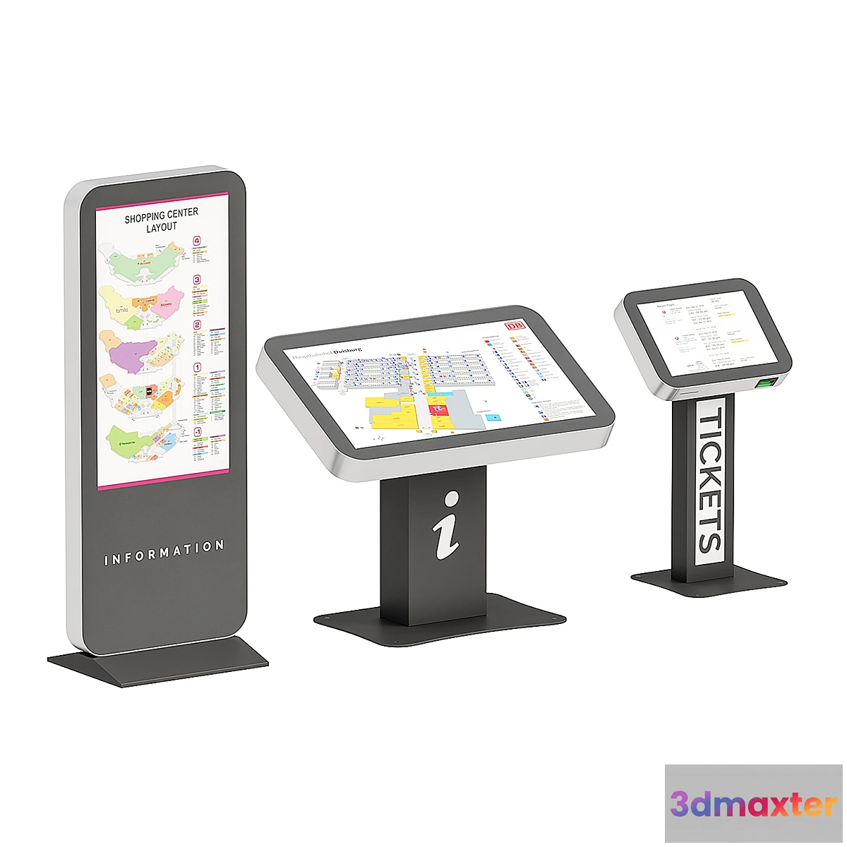 1326668 - Digital Display Stands 3D Max