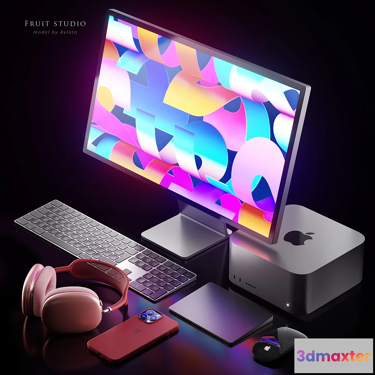 1338745 - Apple Mac Studio 3D Max