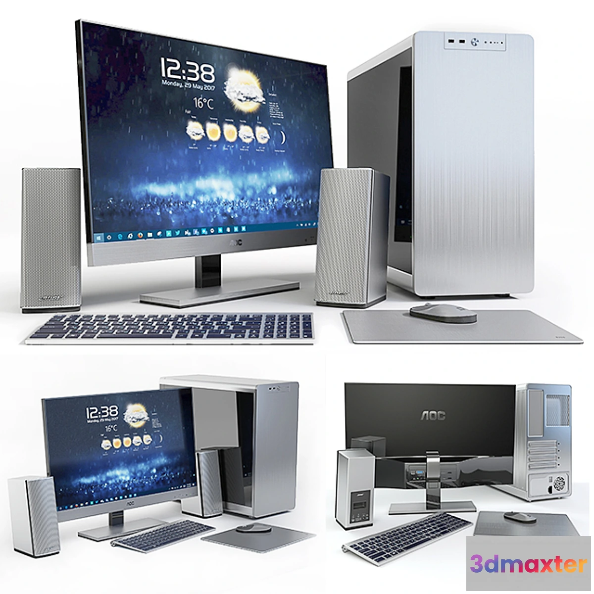 1341147 - 27 “AOC i2757Fm housing JONSBO RM4 S column Bose + peripherals 3D Max