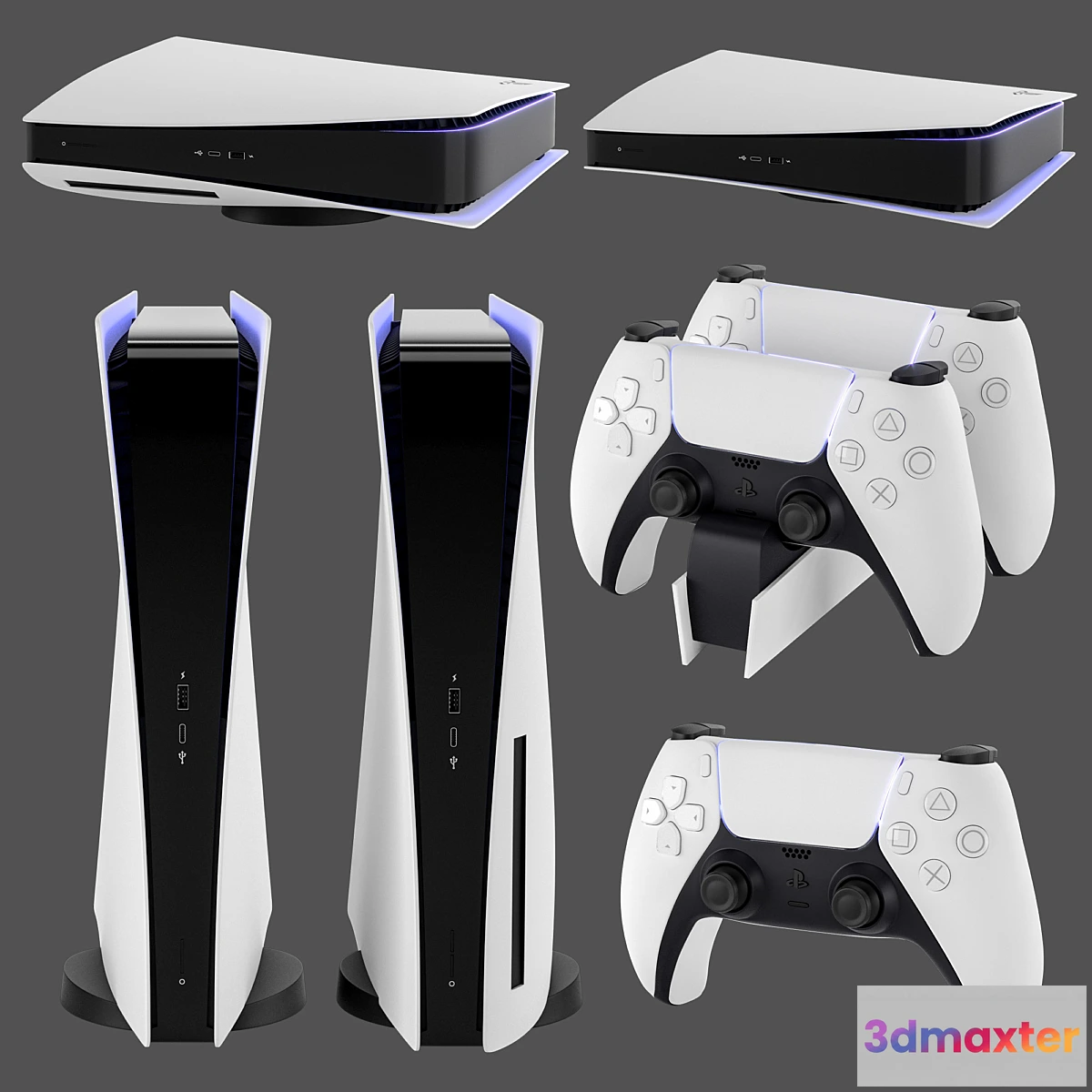 1342921 - Game console PS5 Sony PlayStation 5 3D Max