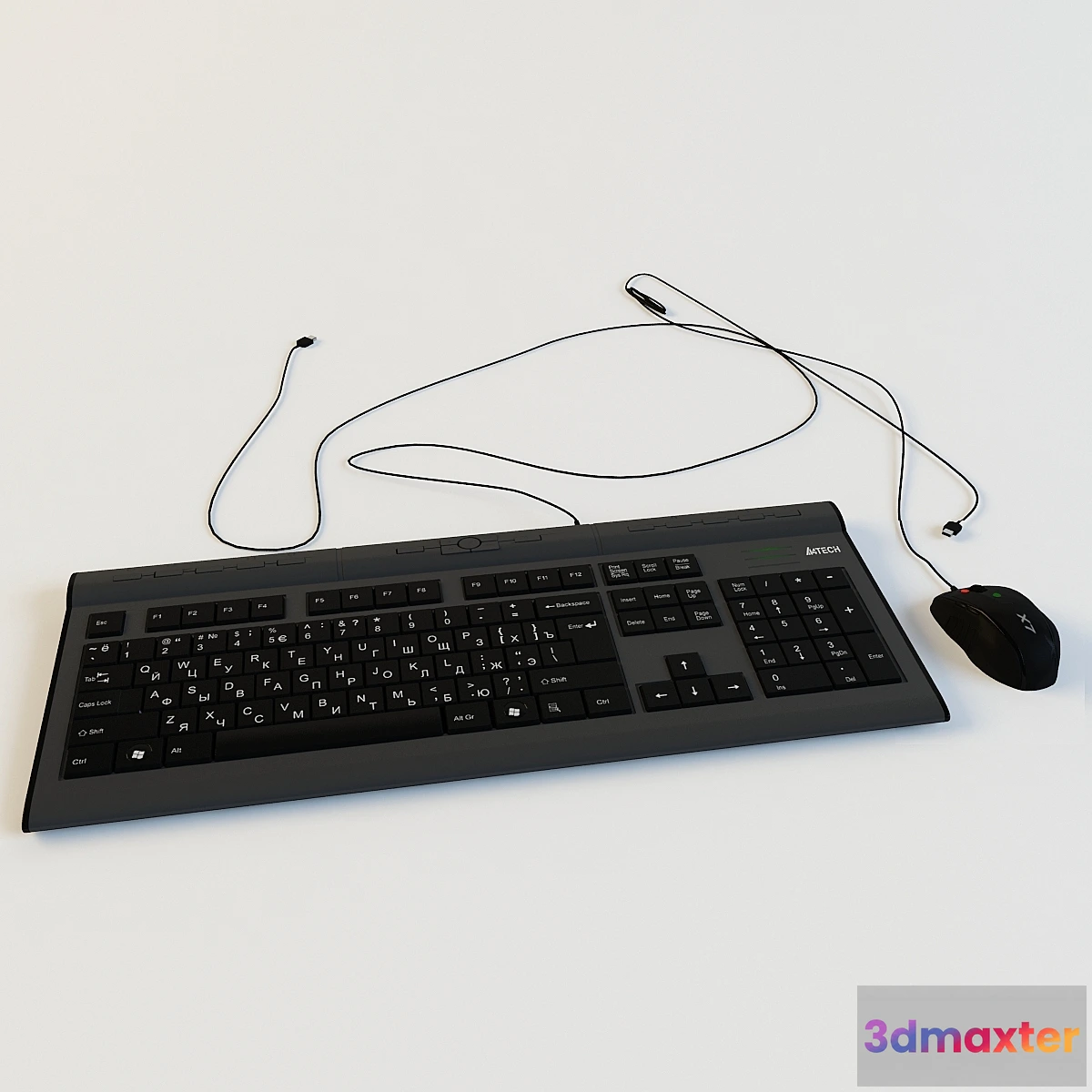 1391676 - Keyboard and mouse A4 Tech 3D Max