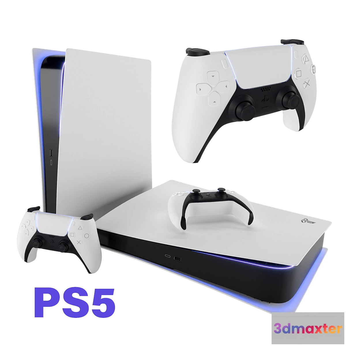 1396456 - PS5 Sony PlayStation 5 game console 3D Max
