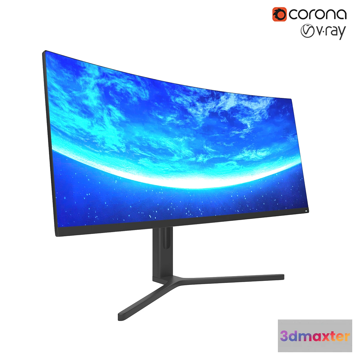 1404090 - Monitor Xiaomi Mi Surface Display 34 3D Max