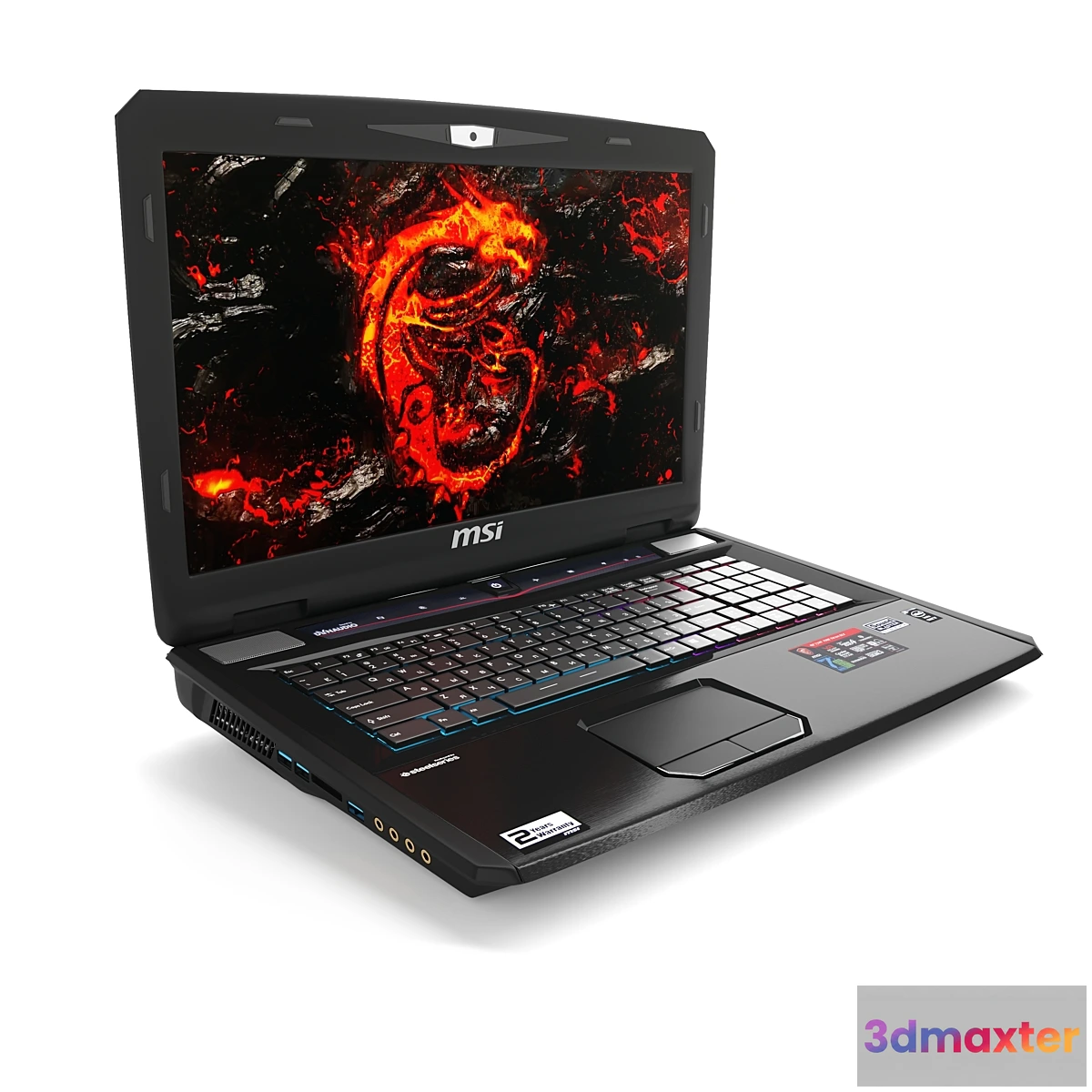 1404634 - MSI GT series gaming laptop. 3D Max