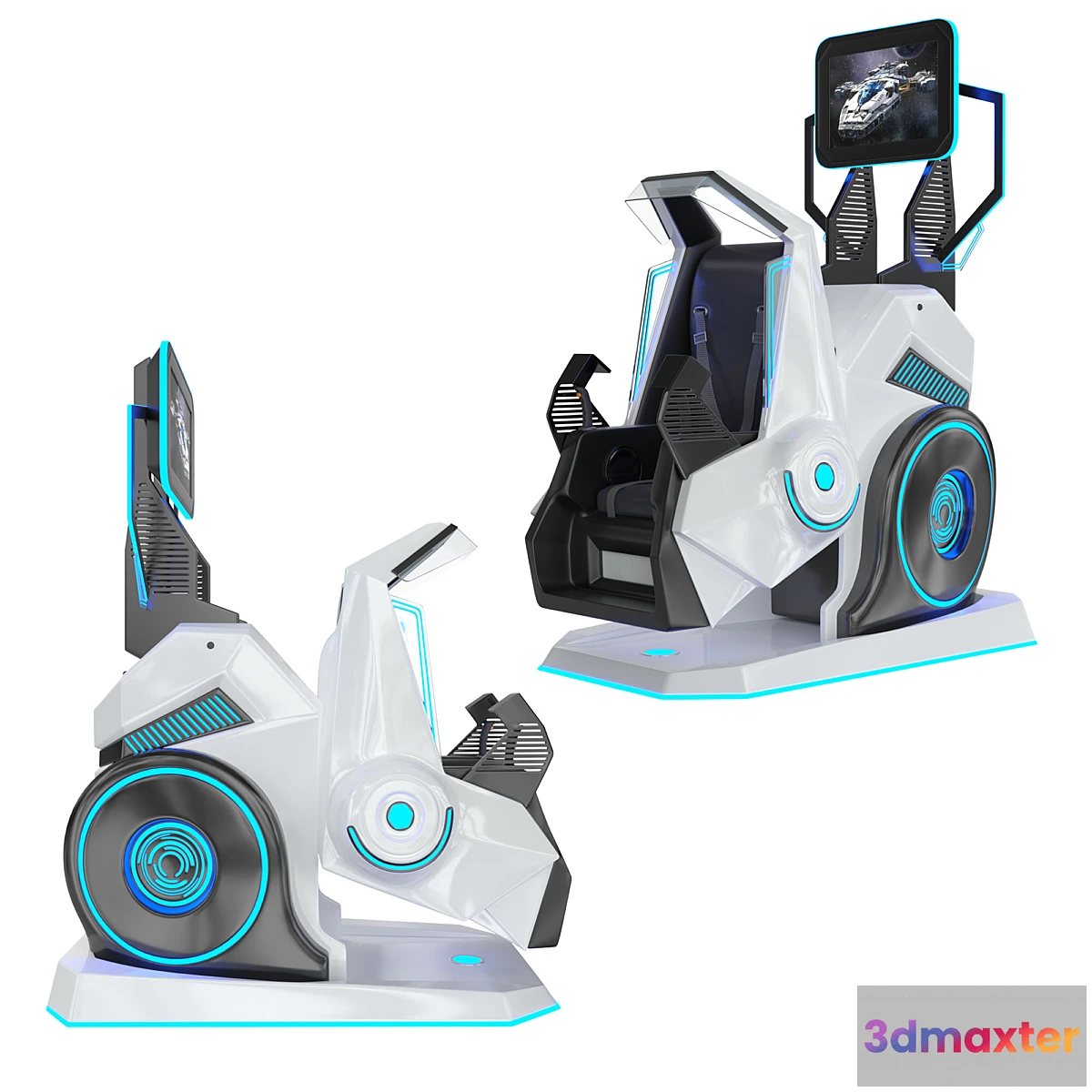 1467394 - 360 VR Roller Coaster Virtual Reality Simulator 3D Max