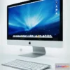 1539617 - Apple-imac-27 wireless keyboard magic mouse 3D Max