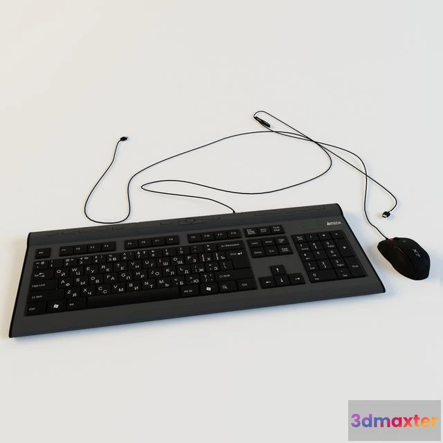 1540303 - Keyboard and mouse A4 Tech 3D Max