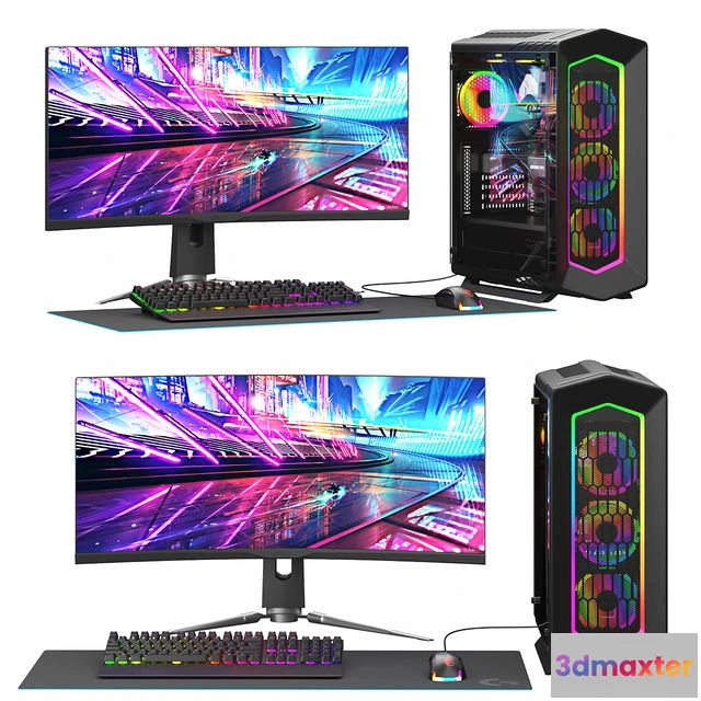 1557249 - Gamer Set 2 3D Max