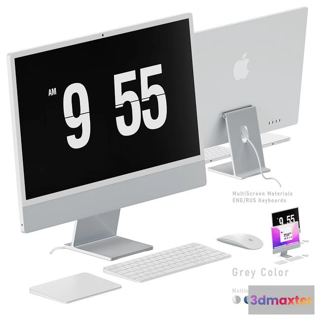 1569050 - All-in-one Apple iMac M1 24 Multicolor 3D Max