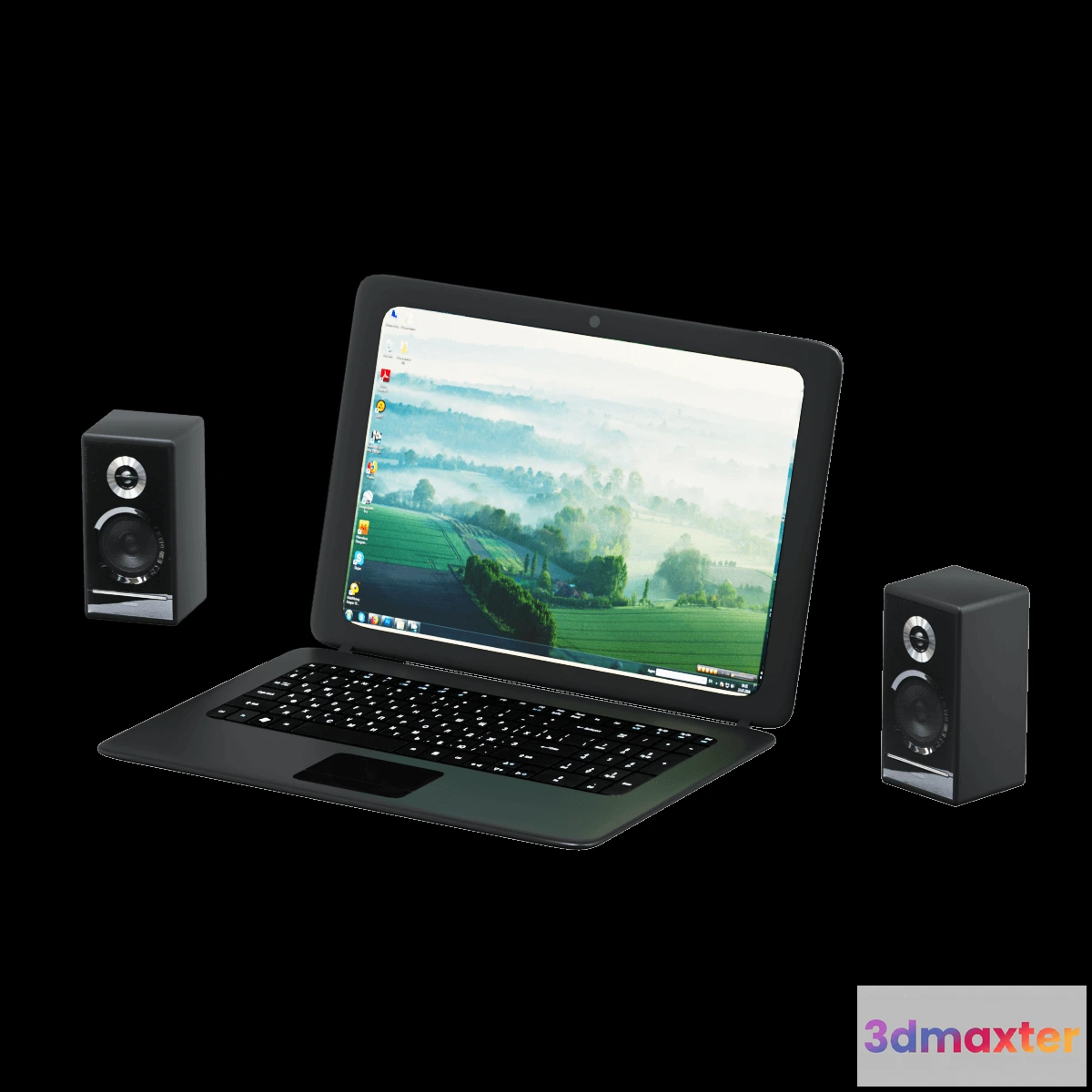 1667794 - technology - Notebook 02 3D Max