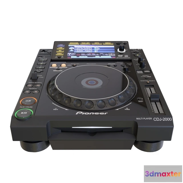 1667856 - technology - Pioneer CDJ-2000 3D Max