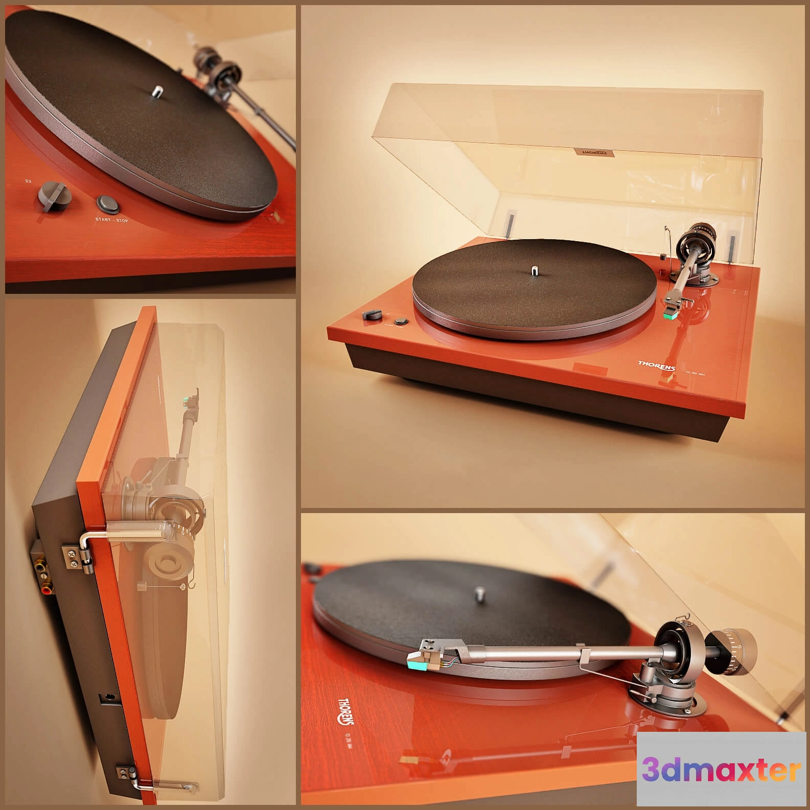 1667880 - technology - Player Thorens TD 295 MK IV 3D Max