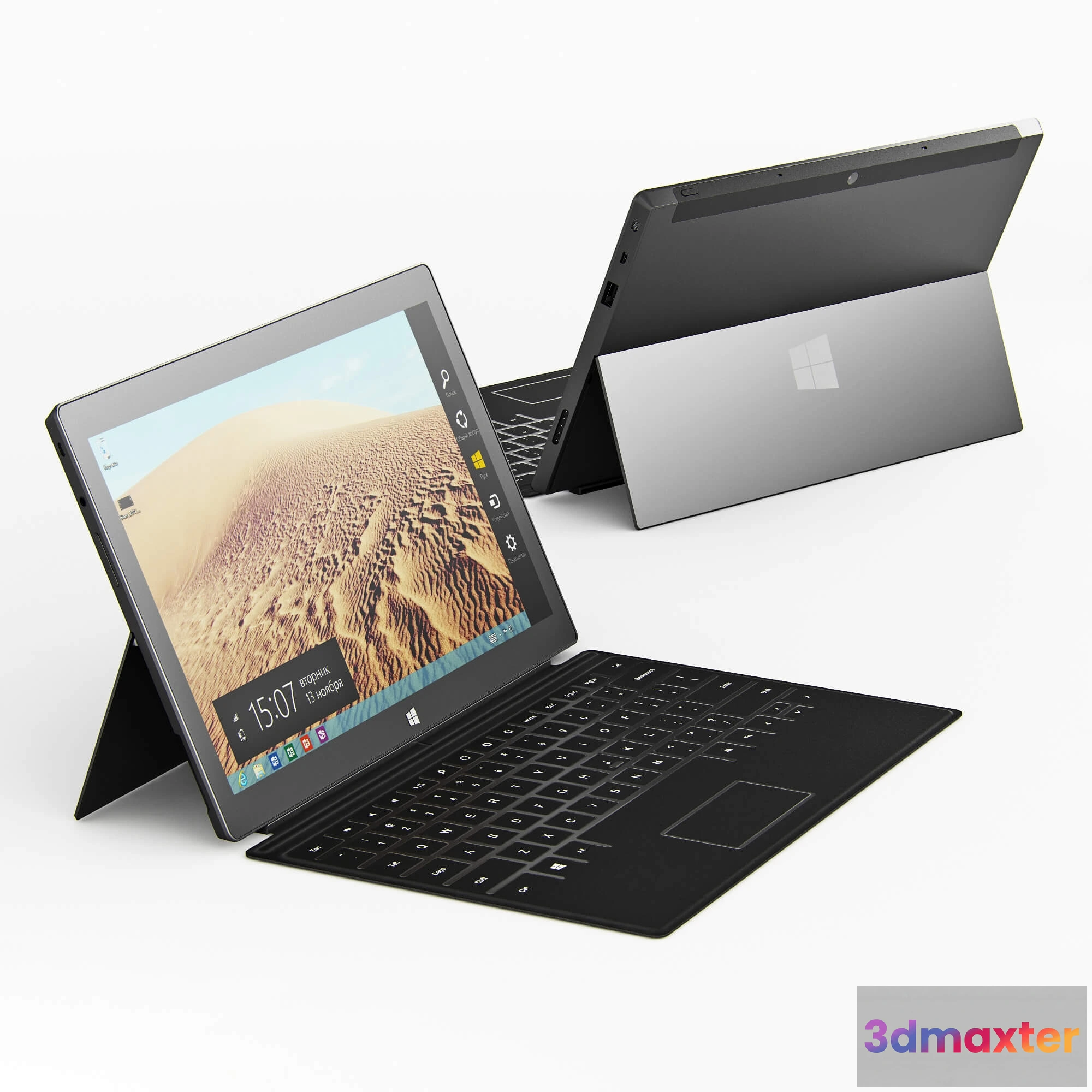 1667956 - technology - Microsoft surface RT 3D Max