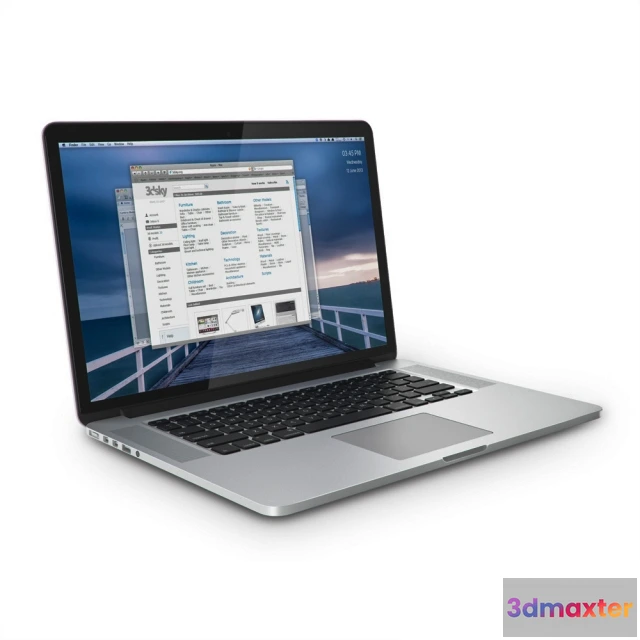 1667998 - technology - Apple Macbook Pro 3D Max