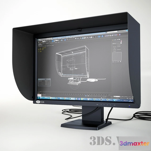 1668026 - technology - LaCie 324 LCD Monitor + Hood 3D Max