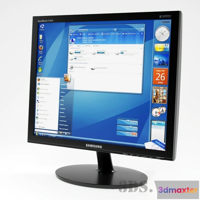1668082 - technology - Monitor Samsung SyncMaster E1920NR 3D Max