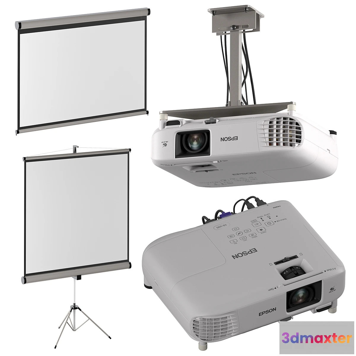 773467 - Epson EB-FH06 projector + projection screens - No.2