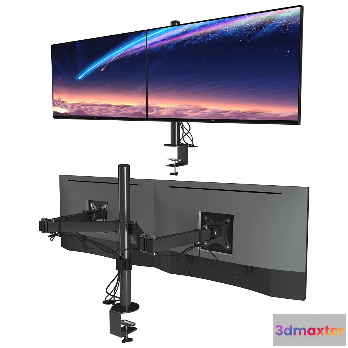 773489 - 2x Dell UltraSharp U2718Q 27′ VESA table stand - No.2