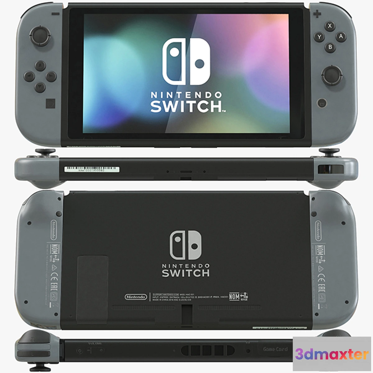 843835 - Nintendo Switch with Gray Joy Con - No.3