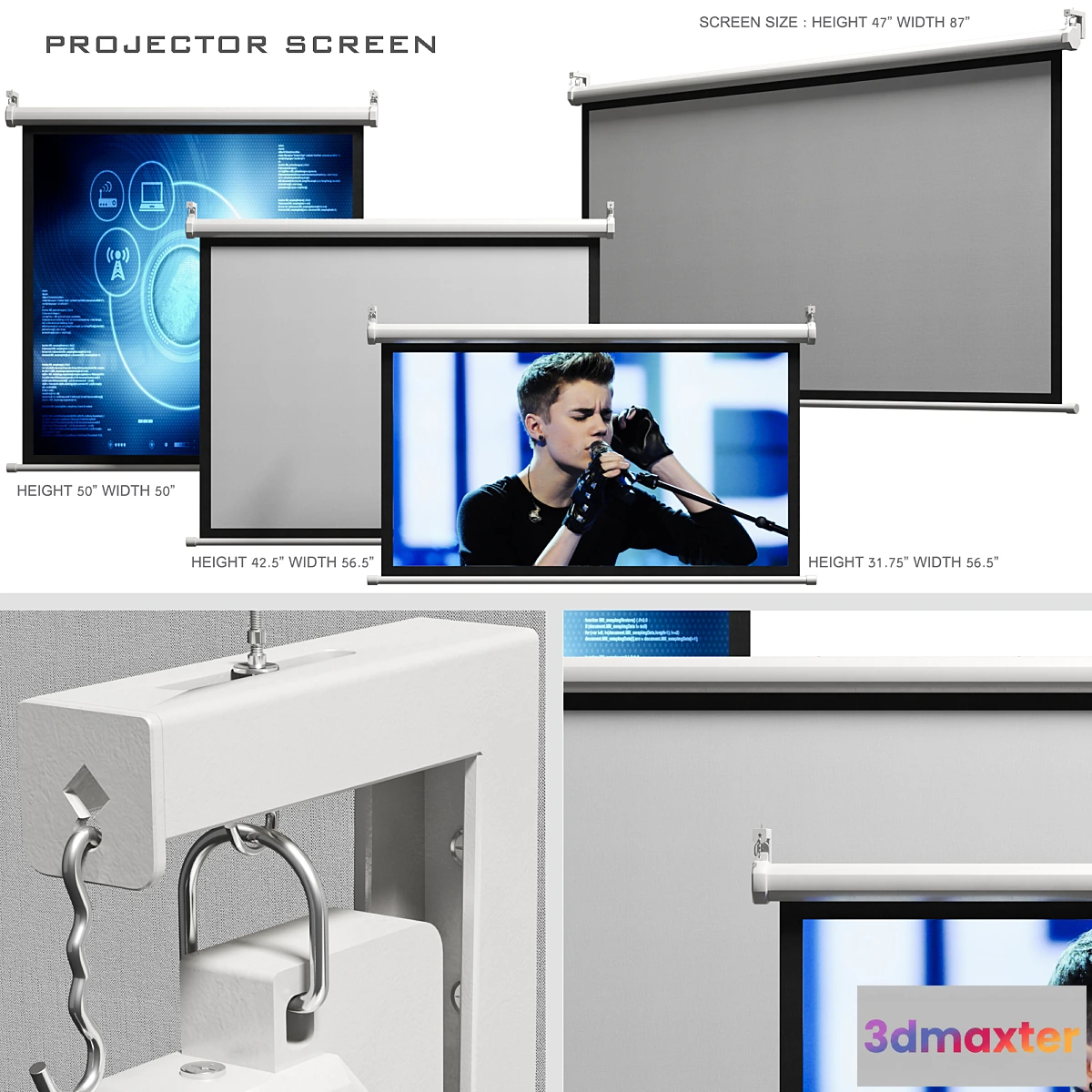 843895 - PROJECTOR SCREEN - No.5