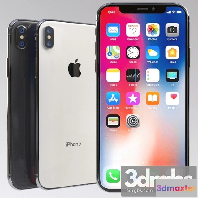 1066320 - Apple iphone x (vray ggx)