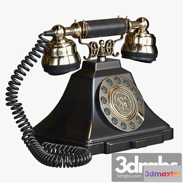 1066332 - Classic vintage telephone with push button dial