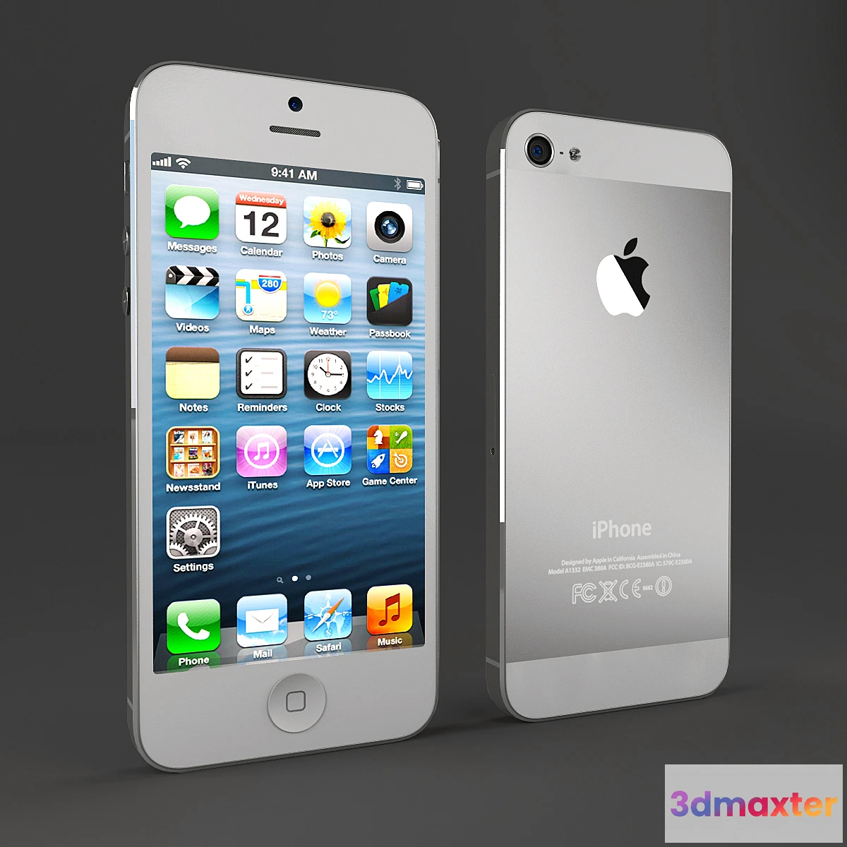 1270039 - Apple Iphone 5 3D Max