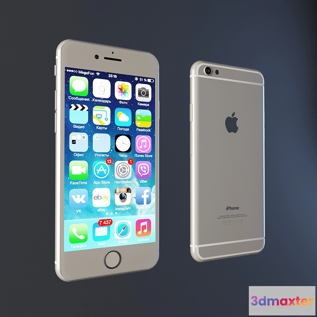 1281412 - IPhone 6 3D Max