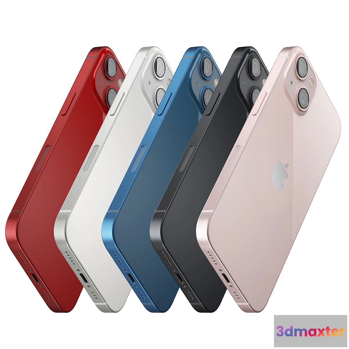 1406826 - Apple iPhone 13 phone 3D Max