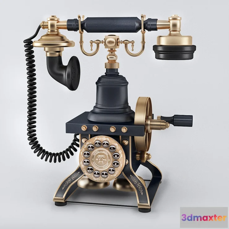 1416036 - Retro phone 3D Max