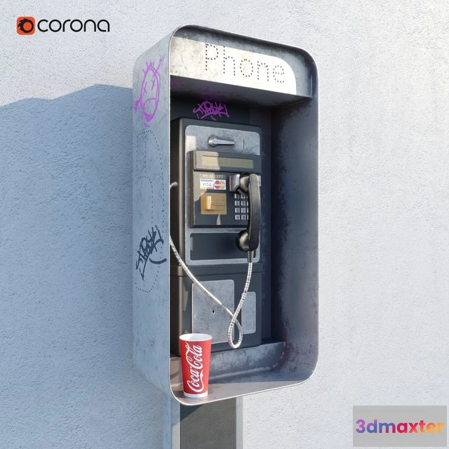 1559697 - Payphone payphone 3D Max