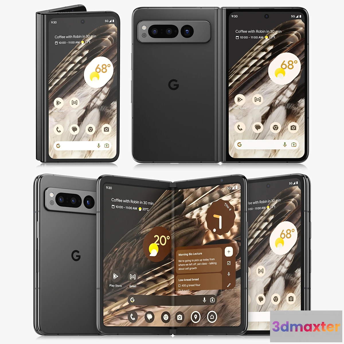 689220 - Google Pixel Fold black