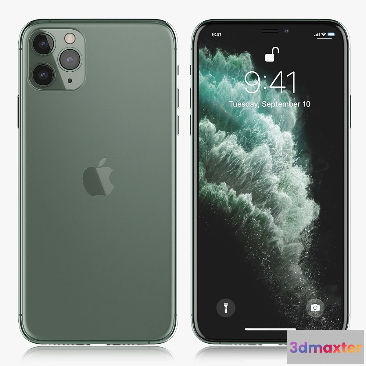 719898 - Apple iPhone 11 pro MAX Midnight Green - No.2
