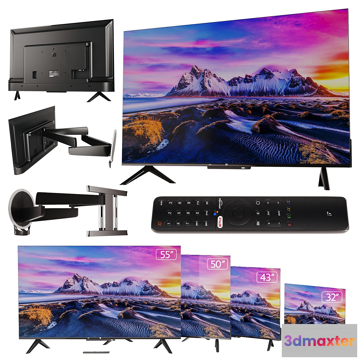 1406196 - TV Mi TV P1 3D Max