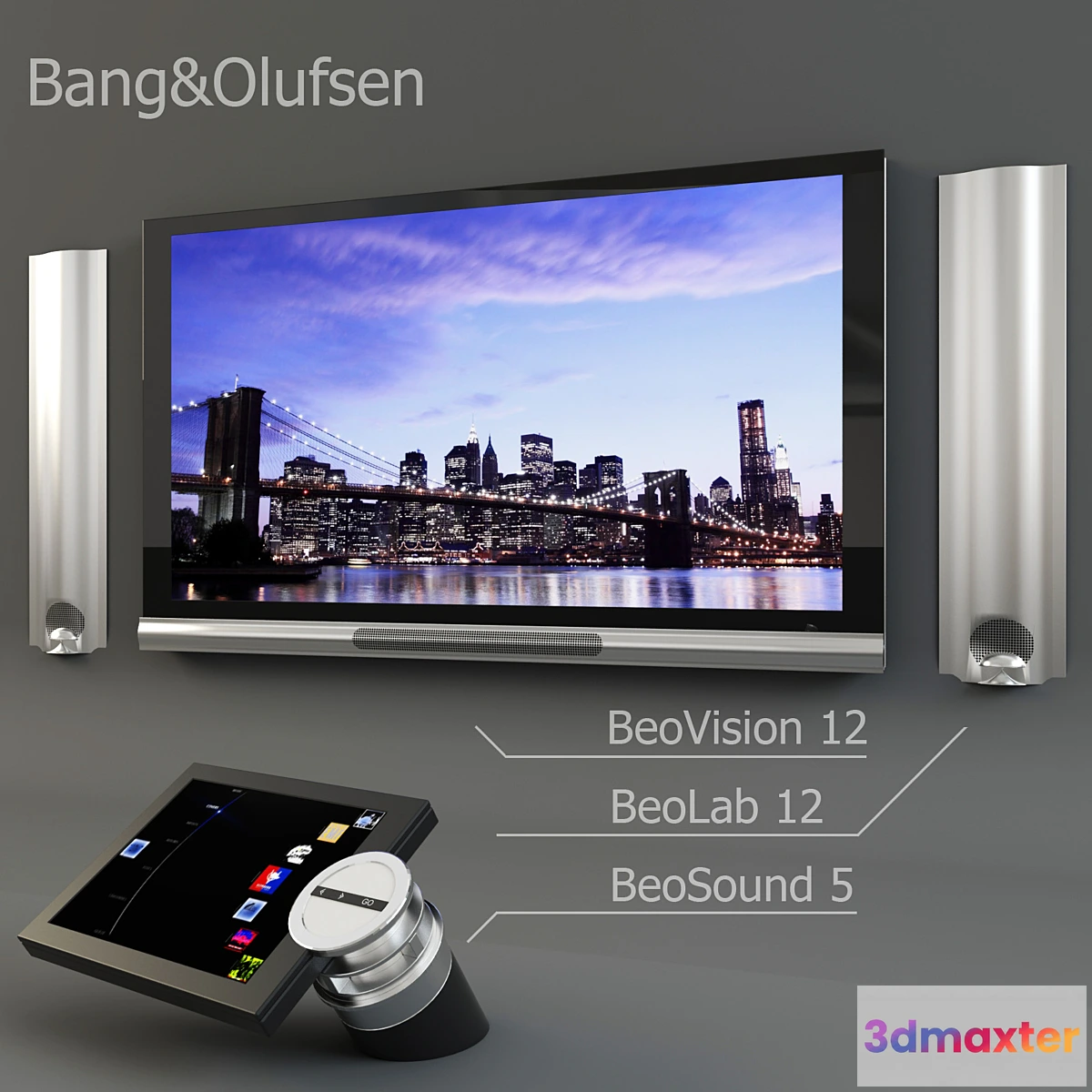 1416902 - Bank & Oulfsen TVset 3D Max
