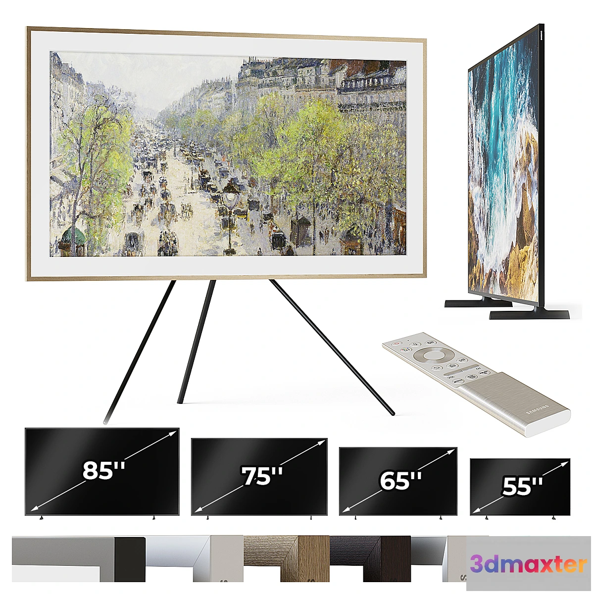 1432388 - TV Samsung QLED The Frame 4K LS03B 3D Max