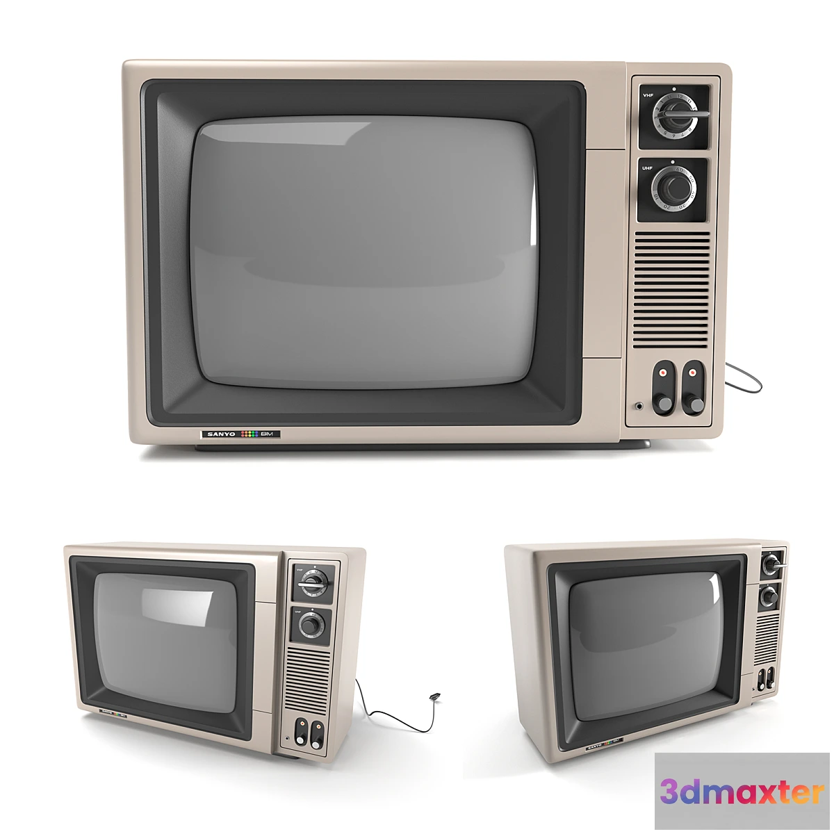 1436370 - Retro TV Sanyo C5-141 3D Max