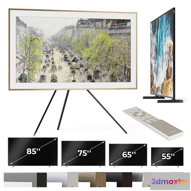 1544883 - TV Samsung QLED The Frame 4K LS03B 3D Max