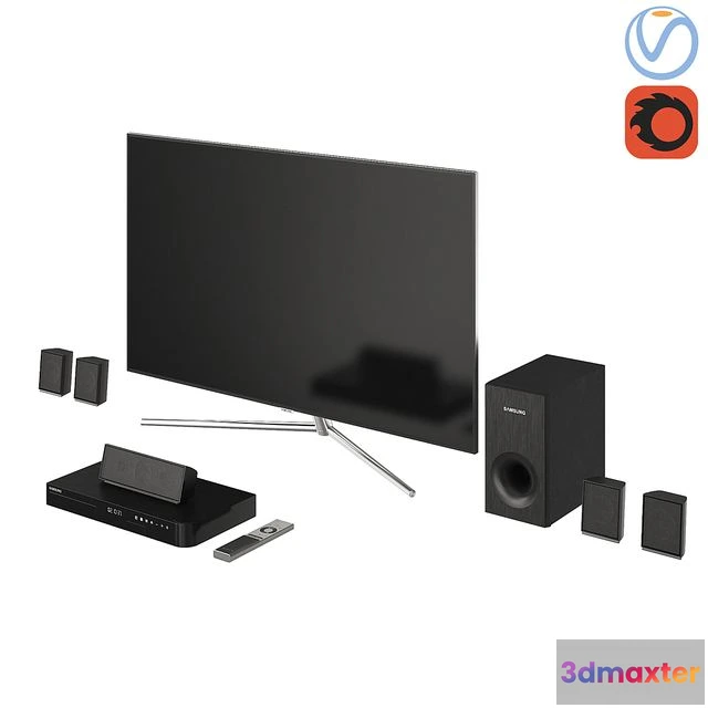 1547584 - Samsung TV QLED Home Cinema Blu-ray 2 3D Max