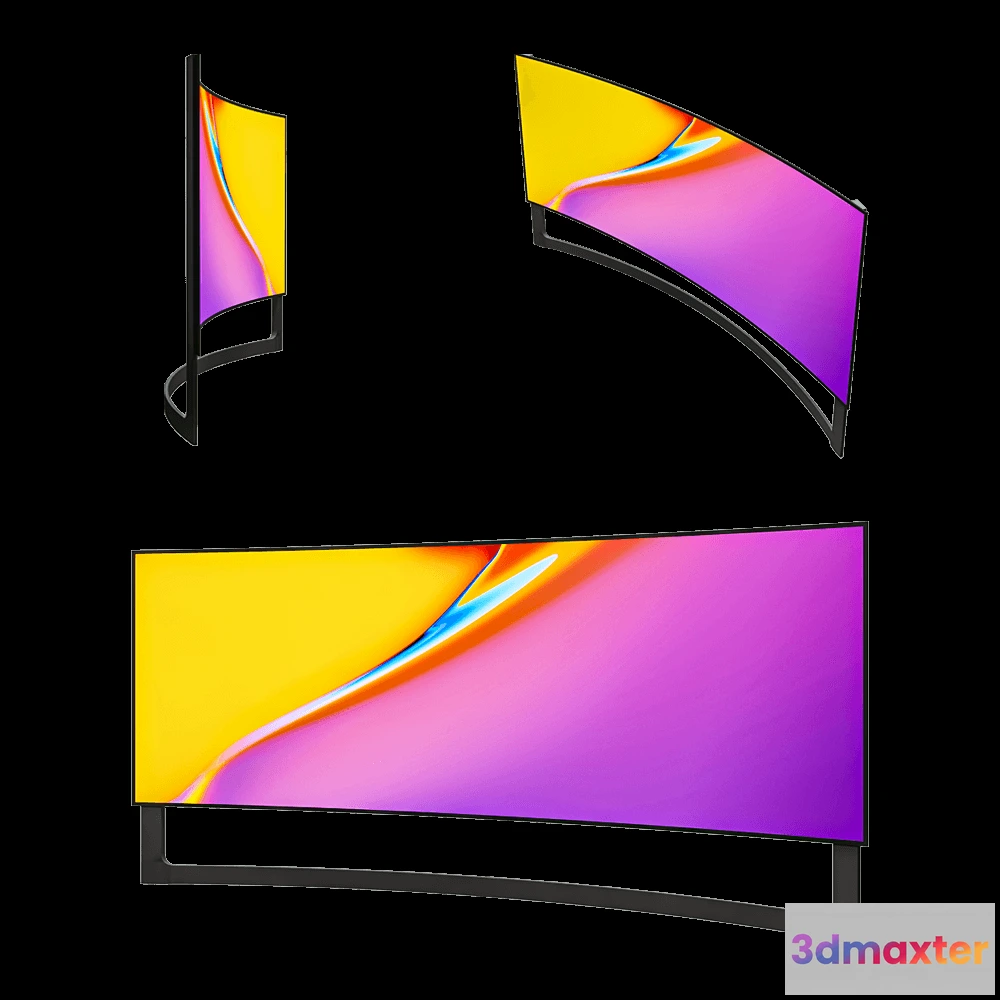 1668280 - Toon Project - Curved TV 3D Max