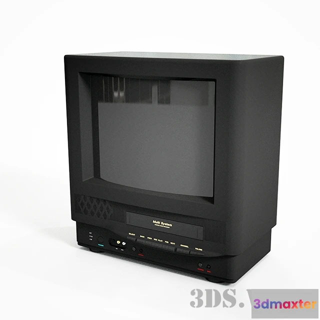 1668376 - technology - Old TV 3D Max