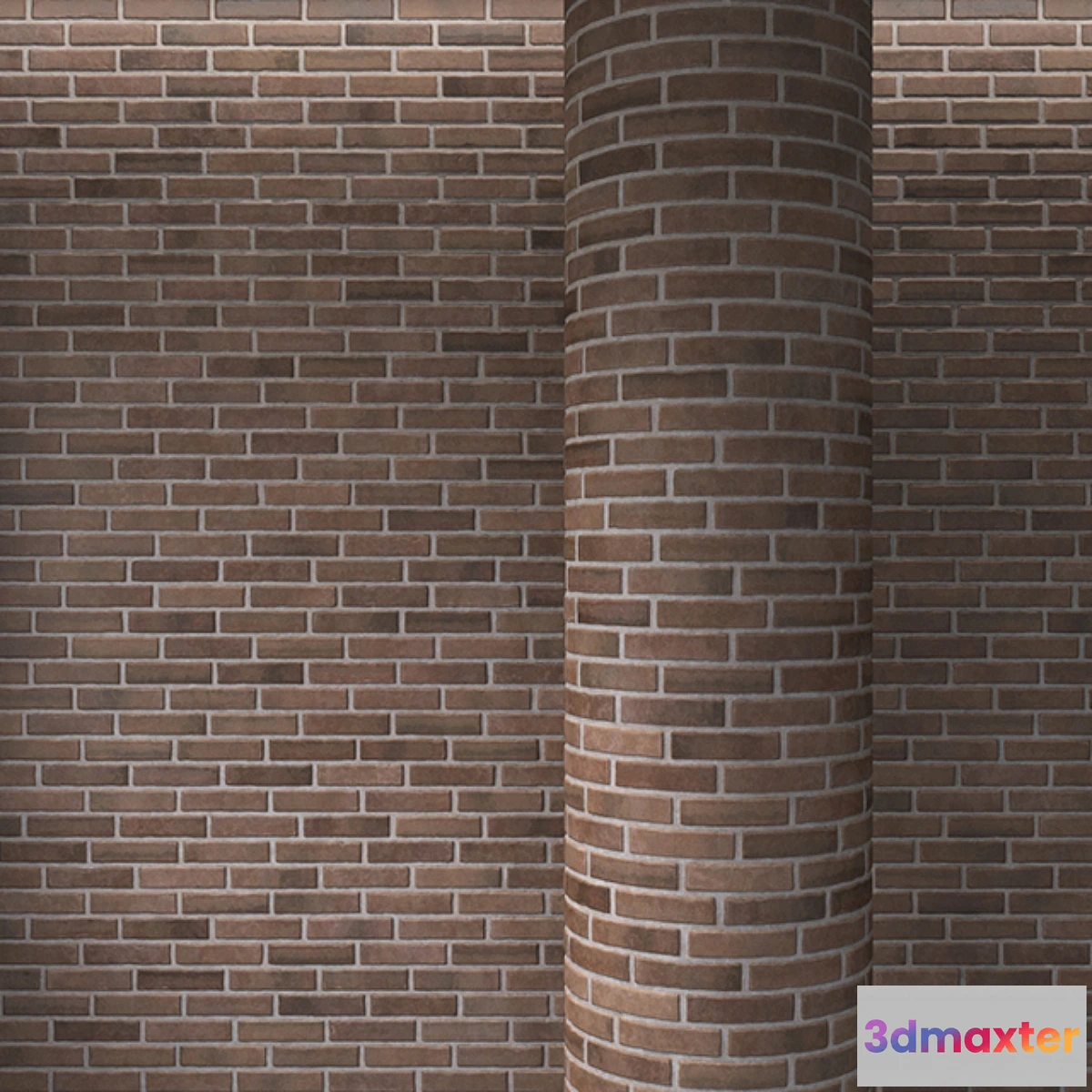 1334338 - Brick brown masonry 3D Max