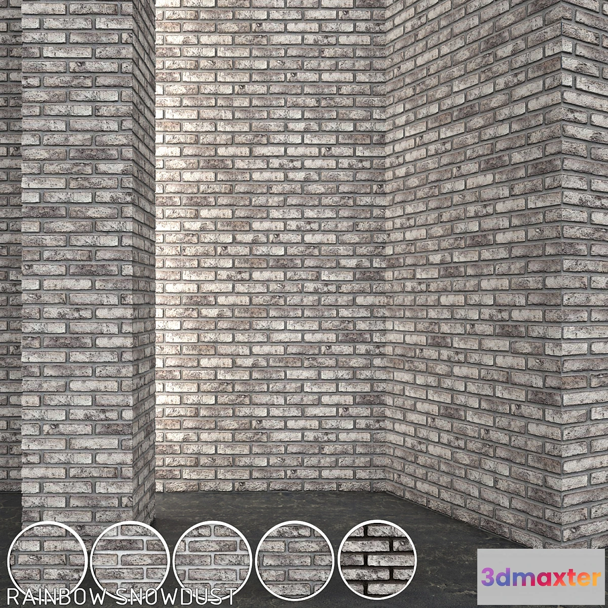 1339711 - Vandersanden Brick Rainbow Snowdust 3D Max