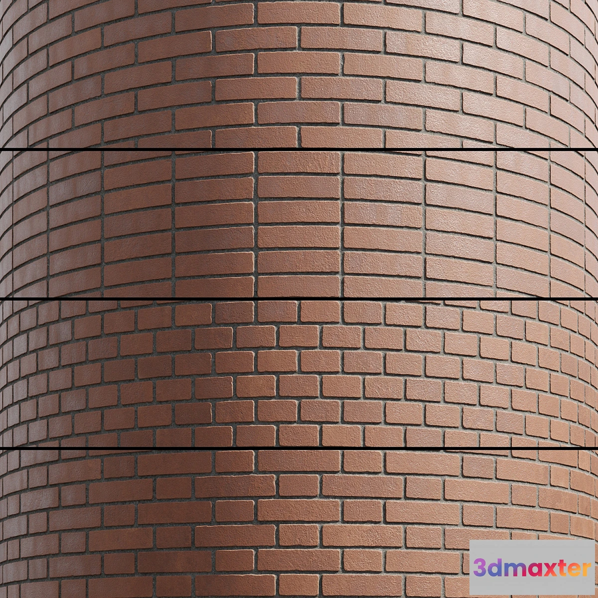 1350929 - Brick Red - No.3 3D Max