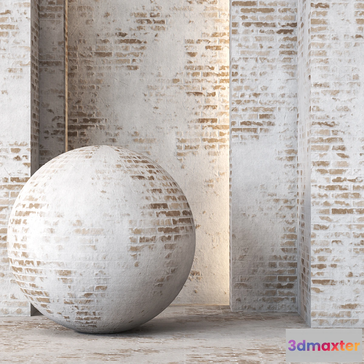 1391754 - Rustic Brick Texture 4K - Seamless 3D Max