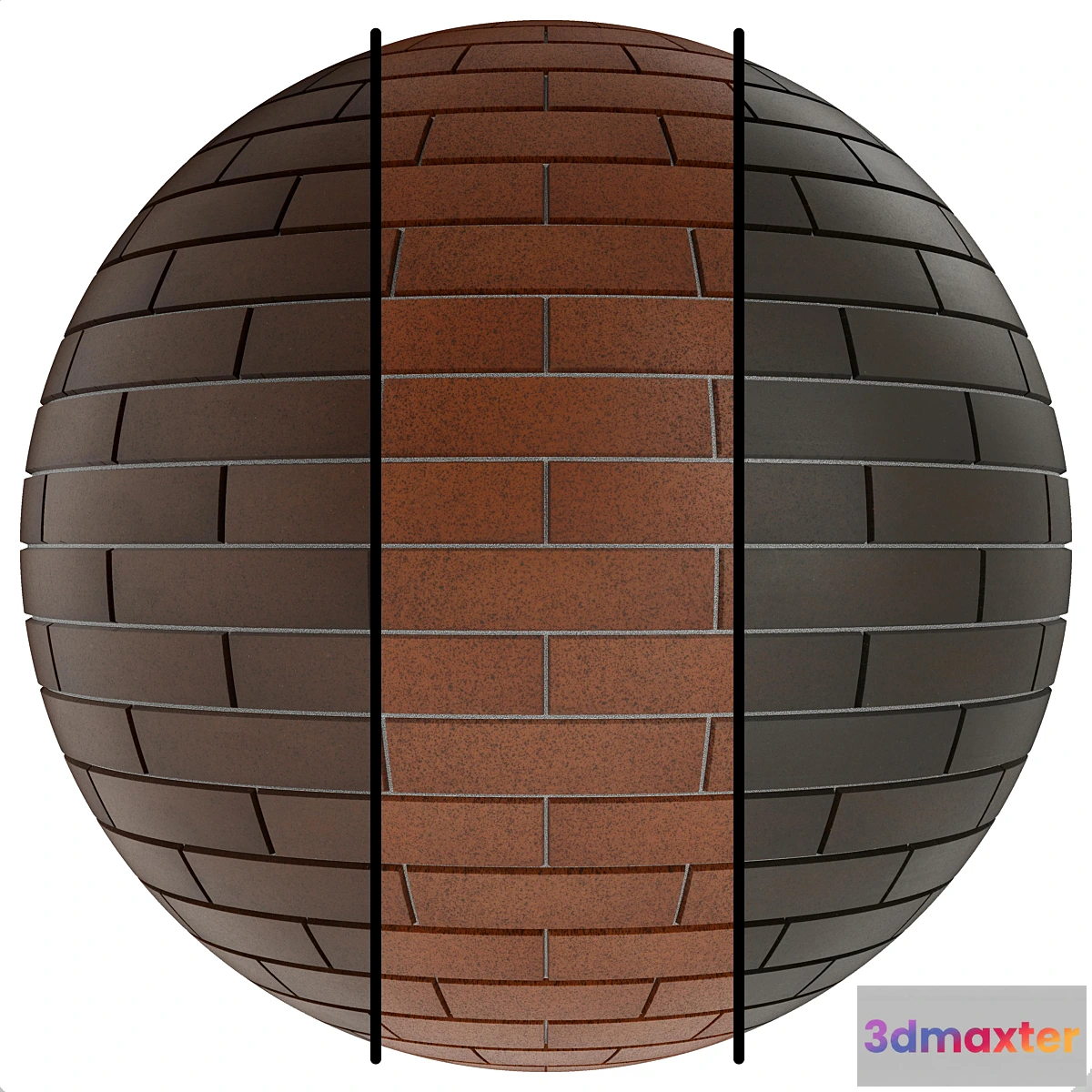 1409244 - FB41 Clean antique brick texture  PBR  3 MAT  4K 3D Max