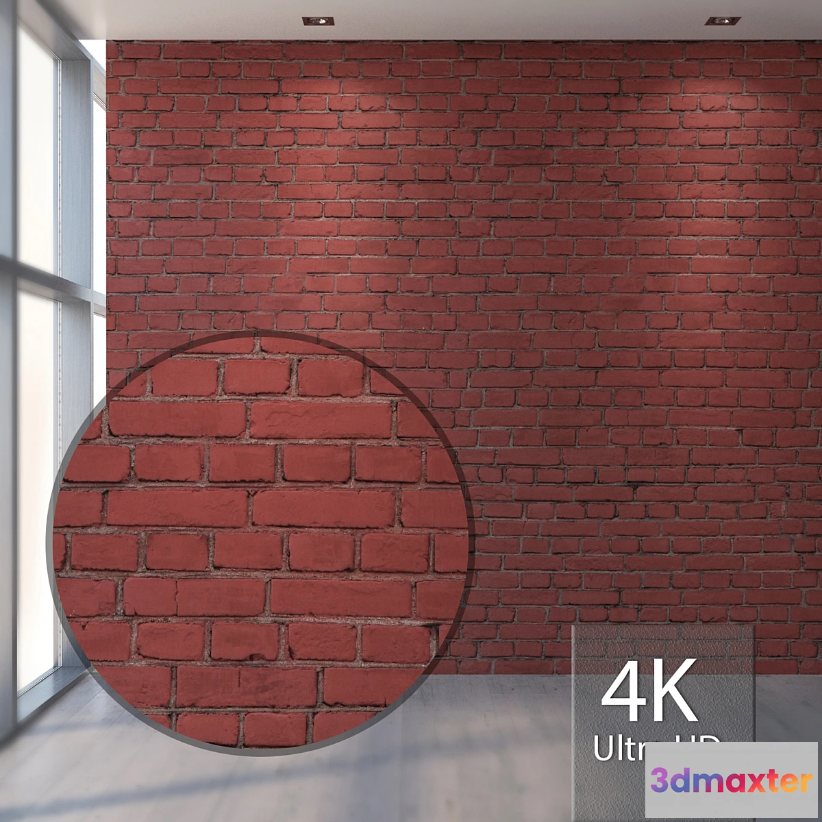 1411802 - Red brick 808 3D Max