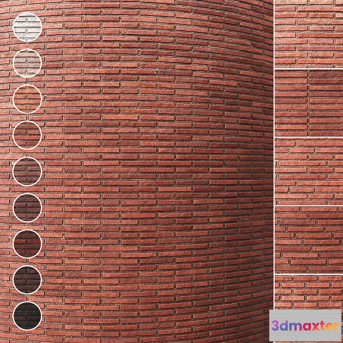 1437448 - Brick wall 012 3D Max