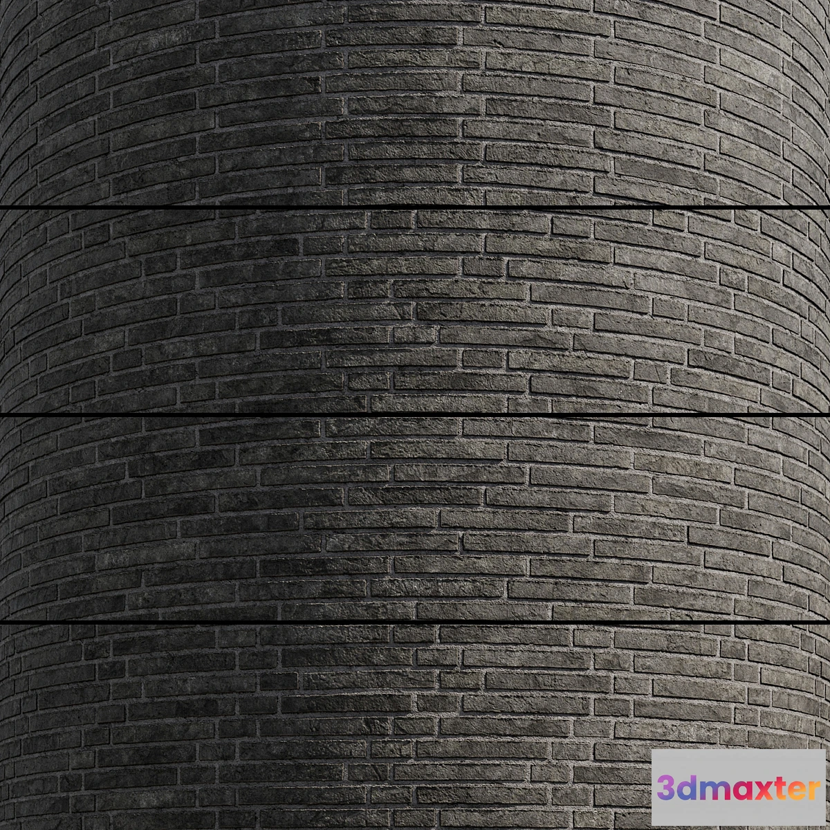 1450398 - Brick Rigel Graphite 3D Max