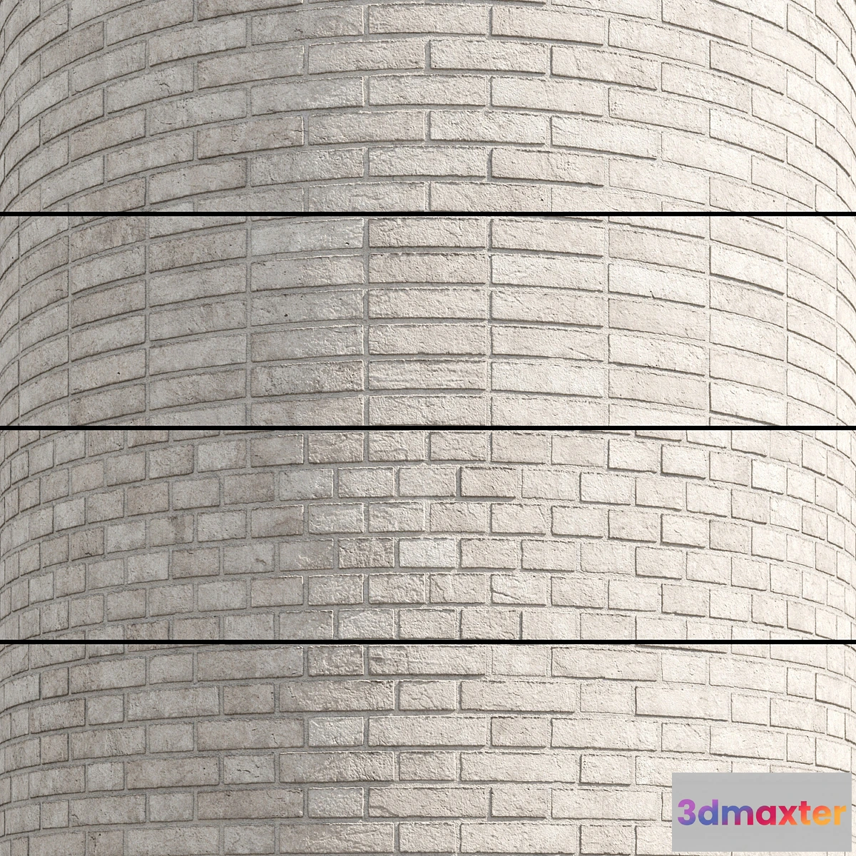 1467516 - Brick White 3D Max
